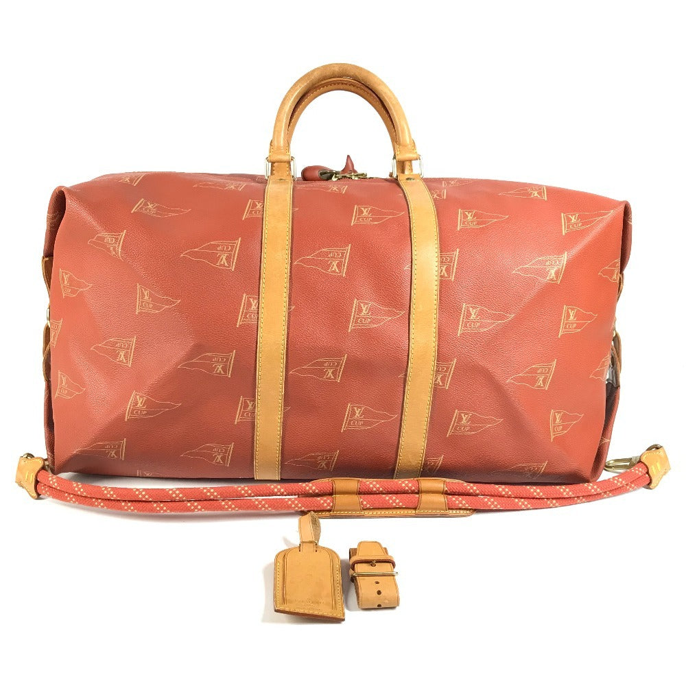 LOUIS VUITTON M80020 Louis Vuitton Cup Cabourg 2WAY Handbag Shoulder Bag Boston Bag Leather/Canvas Unisex Ebony Brown