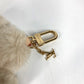 LOUIS VUITTON M02324 モノグラム バッグチャーム マイ ヴィヴィエンヌ バッグチャーム ファー キーホルダー フォックス ユニセックス ベージュ
