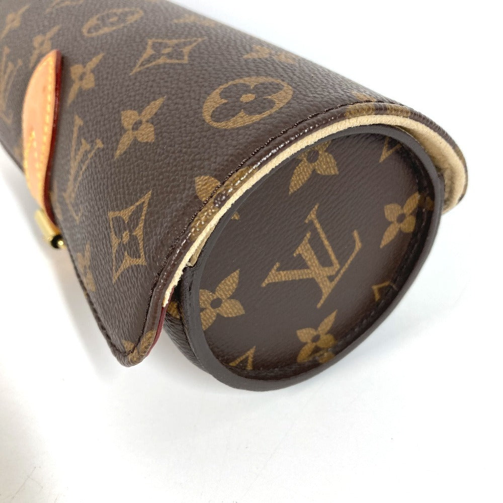 LOUIS VUITTON M47530 モノグラム エテュイ 3 モントル 時計ケース ウォッチケース ポーチ モノグラムキャンバス ユニセックス ブラウン