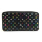 LOUIS VUITTON M60243 モノグラムマルチカラー ジッピーウォレット ロングウォレット ラウンドファスナー 財布 長財布 モノグラムマルチカラーキャンバス ユニセックス ノワール ブラック