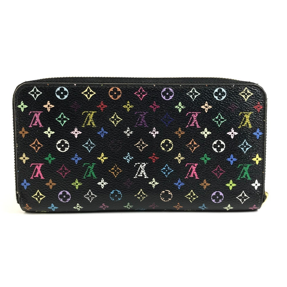 LOUIS VUITTON M60243 モノグラムマルチカラー ジッピーウォレット ロングウォレット ラウンドファスナー 財布 長財布 モノグラムマルチカラーキャンバス ユニセックス ノワール ブラック