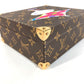 LOUIS VUITTON M92476 Monogram LV×TM Takashi Murakami World 200 Limited Edition Onion Head Jewelry Box Bag Accessory Box BOX Mirror Handbag Monogram Canvas Ladies Brown