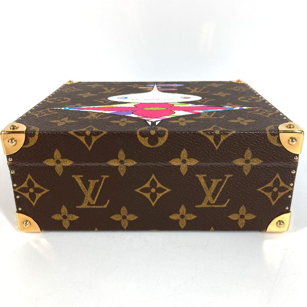 LOUIS VUITTON M92476 Monogram LV×TM Takashi Murakami World 200 Limited Edition Onion Head Jewelry Box Bag Accessory Box BOX Mirror Handbag Monogram Canvas Ladies Brown