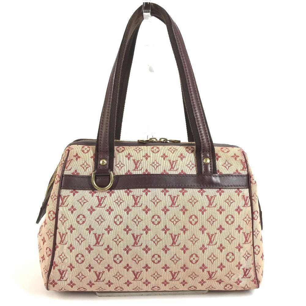 LOUIS VUITTON M92216 Monogram Mini Josephine PM Josephine PM Bag Mini Boston Bag Handbag Monogram Mini Canvas Women's Cerise Red