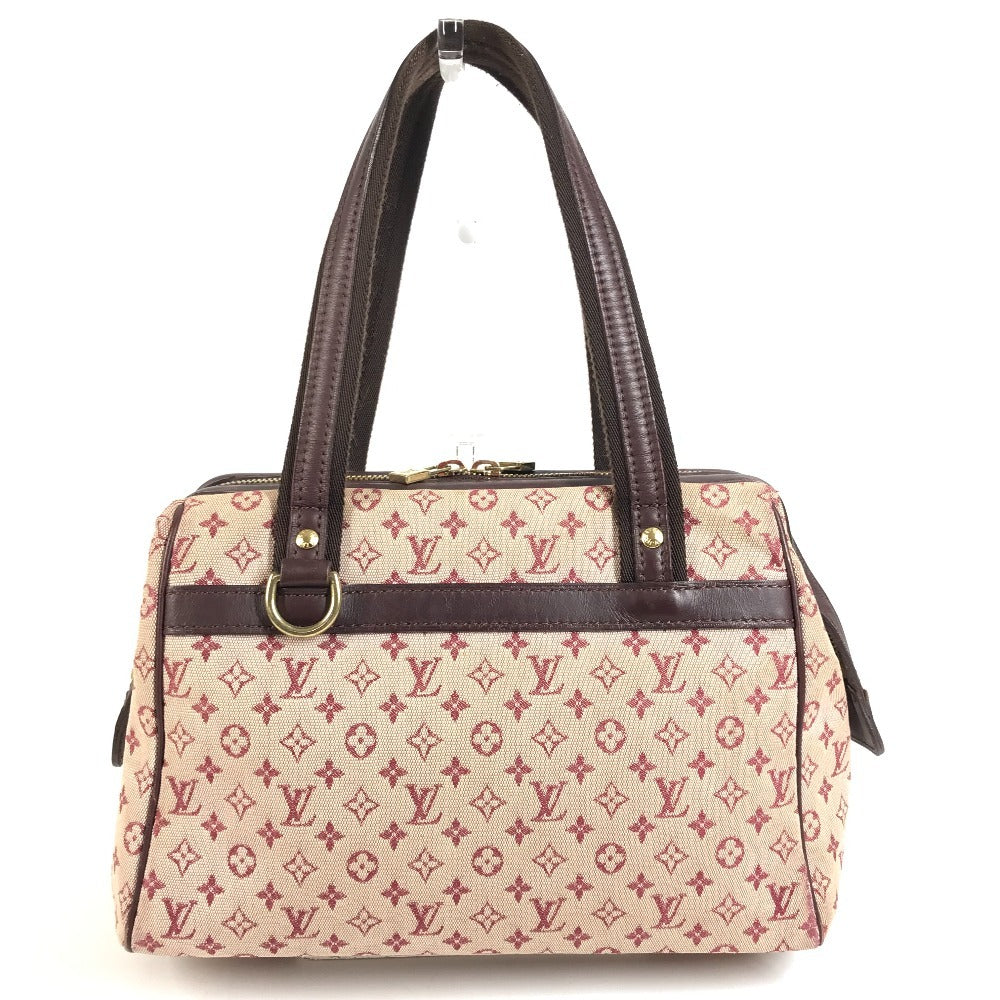 LOUIS VUITTON M92216 Monogram Mini Josephine PM Josephine PM Bag Mini Boston Bag Handbag Monogram Mini Canvas Women's Cerise Red