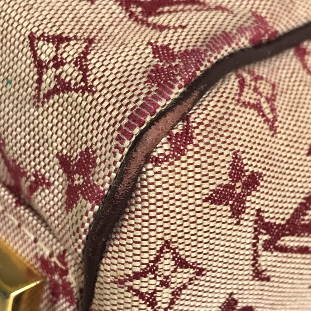 LOUIS VUITTON M92216 Monogram Mini Josephine PM Josephine PM Bag Mini Boston Bag Handbag Monogram Mini Canvas Women's Cerise Red