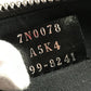 FENDI 7N0078 ズッカ ロゴ カバン ポーチ セカンドバッグ クラッチバッグ レザー/コーティングキャンバス ユニセックス ブラウン