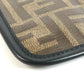 FENDI 7N0078 ズッカ ロゴ カバン ポーチ セカンドバッグ クラッチバッグ レザー/コーティングキャンバス ユニセックス ブラウン