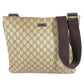 GUCCI 201446 GG Supreme GG Logo Crossbody Bag Shoulder Bag GG Supreme Canvas Unisex Beige