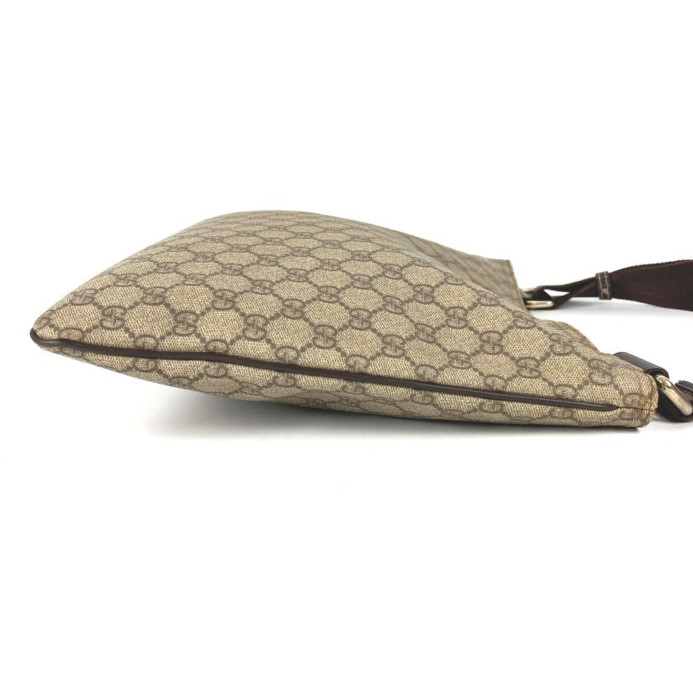 GUCCI 201446 GG Supreme GG Logo Crossbody Bag Shoulder Bag GG Supreme Canvas Unisex Beige