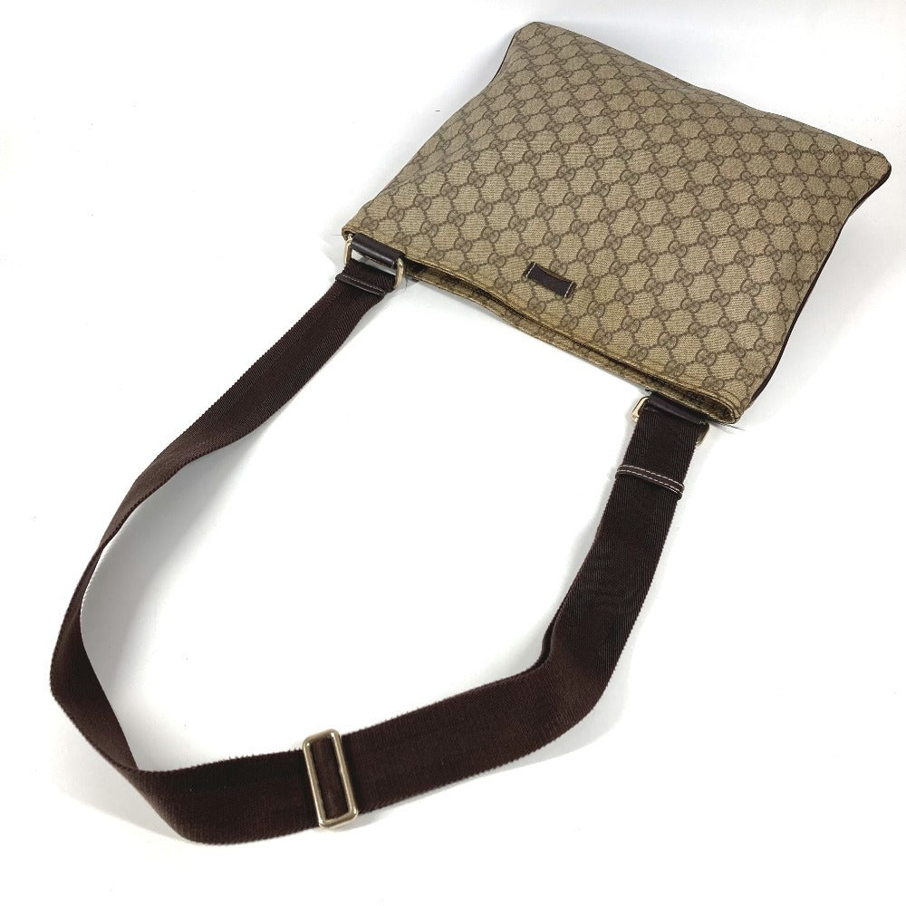 GUCCI 201446 GG Supreme GG Logo Crossbody Bag Shoulder Bag GG Supreme Canvas Unisex Beige