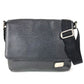 BVLGARI Millereghe Crossbody Flap Bag Messenger Bag Shoulder Bag PVC/Leather Unisex Black