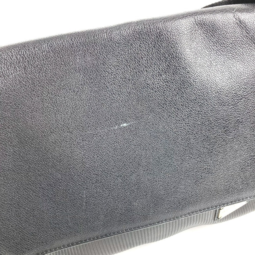 BVLGARI Millereghe Crossbody Flap Bag Messenger Bag Shoulder Bag PVC/Leather Unisex Black