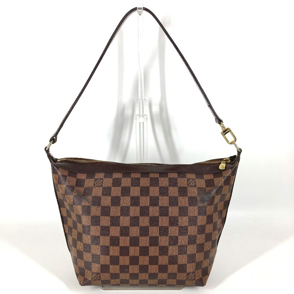 LOUIS VUITTON N51995 Damier Illovo MM Semi-Shoulder Bag, Handbag, Shoulder Bag, Damier Canvas, Unisex, Ebene, Brown