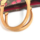 LOUIS VUITTON M95010 Monogram Cherry Takashi Murakami Sac Plat กระเป๋าโท้ท กระเป๋าทรงสี่เหลี่ยมผืนผ้า กระเป๋าโท้ทแนวตั้ง กระเป๋าสะพายข้าง Monogram Cherry Canvas Unisex สีน้ำตาล