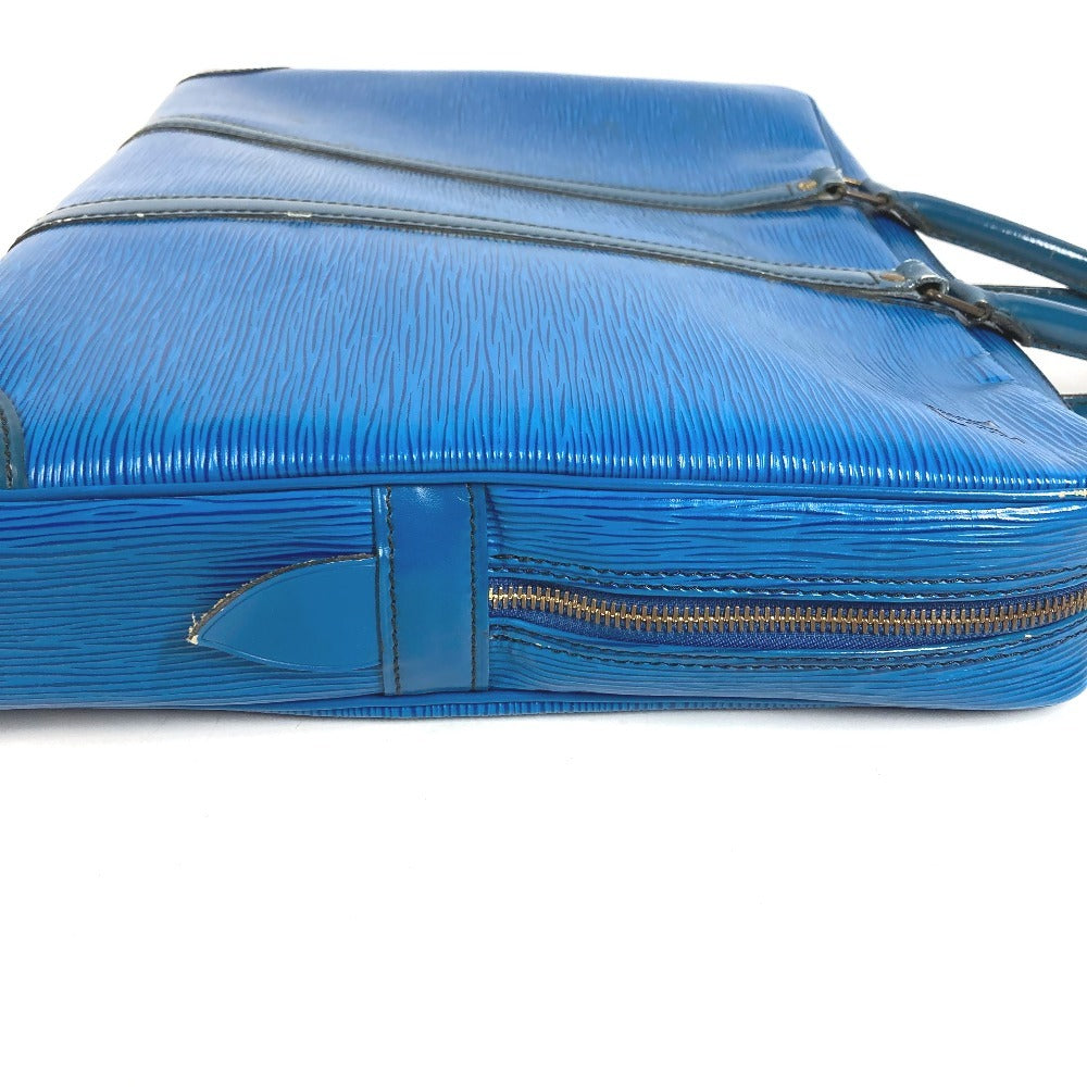 LOUIS VUITTON M54475 Epi Porte Document Voyage PDV กระเป๋าถือ กระเป๋าเอกสาร กระเป๋าใส่เอกสาร กระเป๋าธุรกิจ Epi Leather Unisex Toledo Blue สีน้ำเงิน