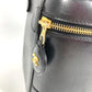 CHANEL CC Coco Mark Logo Picolore Vanity Bag Pouch Box Handbag Leather Women's Black