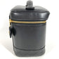 CHANEL CC Coco Mark Logo Picolore Vanity Bag Pouch Box Handbag Leather Women's Black