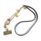 LOUIS VUITTON M03513 โมโนแกรม ฟอนสแตรป LV Confetti สายคล้องคอโทรศัพท์มือถือ สมาร์ทโฟน สายคล้องไหล่ แคนวาสลายโมโนแกรม ยูนิเซ็กส์ สีน้ำตาล