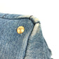 PRADA B1872B Canapa Logo กระเป๋าถือ/กระเป๋าสะพาย/กระเป๋าโท้ท ผ้ายีนส์ ยูนิเซ็กส์ สีน้ำเงิน