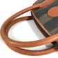 FENDI Vintage Pecan Bag Tote Bag Handbag PVC/Leather Women's Khaki
