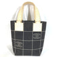 CHANEL กระเป๋าถือ กระเป๋าสะพาย กระเป๋าโท้ท CC Coco Mark Logo Cotton สีดำ Unisex