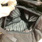 PRADA Triangle Logo Plate Bag Tote Bag Shoulder Bag Vertical Tote Handbag Nylon Unisex Black