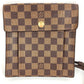 LOUIS VUITTON N45272 ダミエ ピムリコ ポシェット 斜め掛け フラップ ショルダーバッグ ダミエキャンバス レディース エベヌ ブラウン