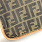 FENDI ズッカ ロゴ カバン 斜め掛け ポシェット ショルダーバッグ ナイロンキャンバス/レザー ユニセックス ブラウン