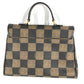 FENDI Vintage Pequin Logo Bag Tote Bag Handbag Leather/PVC Unisex Brown