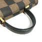 FENDI Vintage Pequin Logo Bag Tote Bag Handbag Leather/PVC Unisex Brown