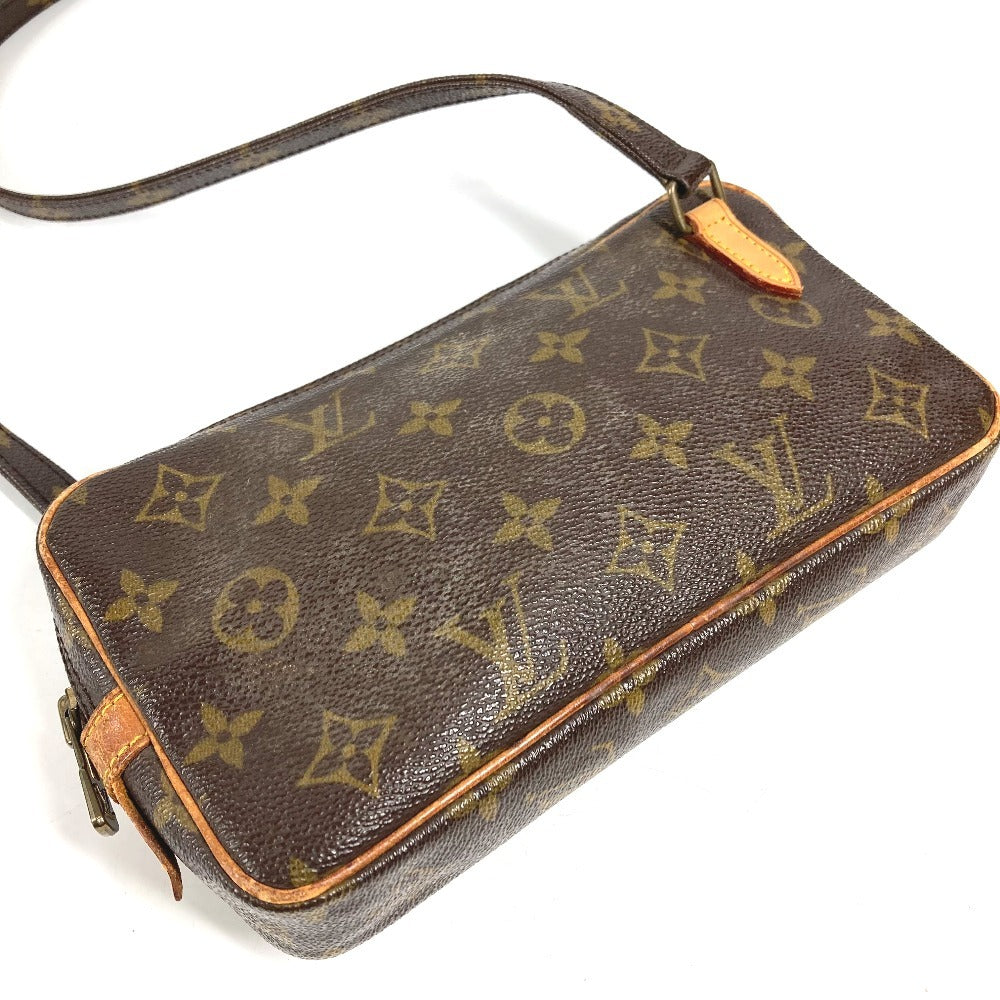 LOUIS VUITTON M51828 モノグラム ポシェットマルリーバンドリエール カバン 斜め掛け ポシェット ショルダーバッグ モノグラムキャンバス ユニセックス ブラウン