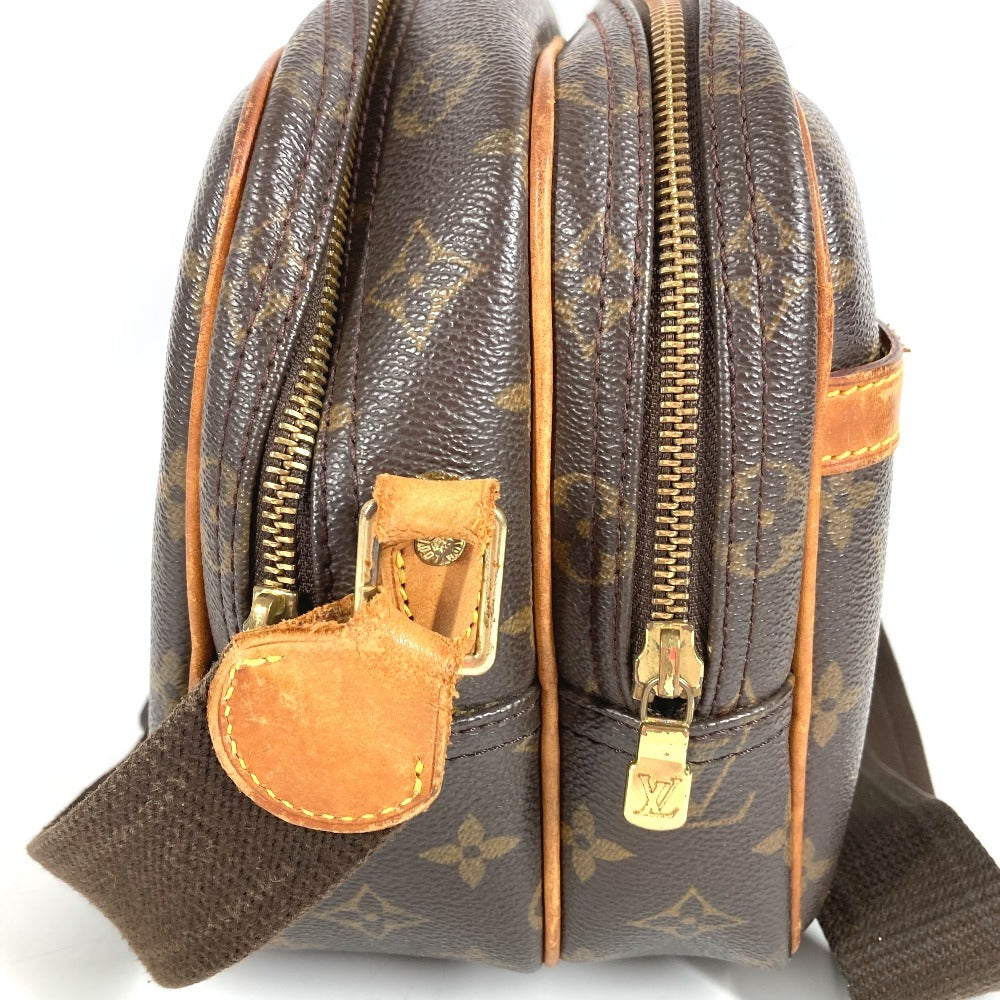 LOUIS VUITTON M45254 モノグラム リポーターPM リポーター PM 斜め掛け カバン ショルダーバッグ モノグラムキャンバス ユニセックス ブラウン