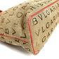 BVLGARI Logomania Logo Vertical Shoulder Bag Tote Bag Shoulder Bag Leather/Canvas Unisex Beige