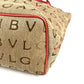 BVLGARI Logomania Logo Vertical Shoulder Bag Tote Bag Shoulder Bag Leather/Canvas Unisex Beige
