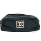 CHANEL Bag Sports CC Coco Mark Pouch Clutch Bag Second Bag Nylon Canvas Unisex Black