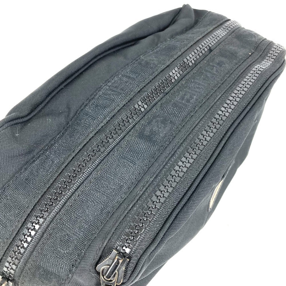 CHANEL Bag Sports CC Coco Mark Pouch Clutch Bag Second Bag Nylon Canvas Unisex Black