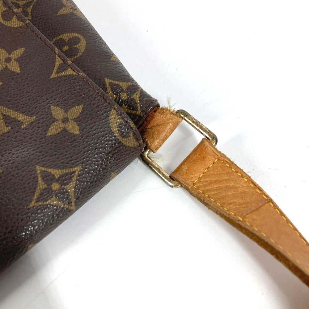 LOUIS VUITTON M51256 モノグラム ミュゼット カバン フラップ 斜め掛け ショルダーバッグ モノグラムキャンバス ユニセックス ブラウン