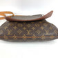 LOUIS VUITTON M51256 モノグラム ミュゼット カバン フラップ 斜め掛け ショルダーバッグ モノグラムキャンバス ユニセックス ブラウン
