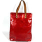 LOUIS VUITTON M91086 Monogram Vernis Reade MM Tote Bag Shoulder Bag Monogram Vernis Canvas Women's Rouge Red