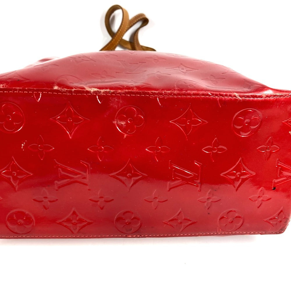 LOUIS VUITTON M91086 Monogram Vernis Reade MM Tote Bag Shoulder Bag Monogram Vernis Canvas Women's Rouge Red