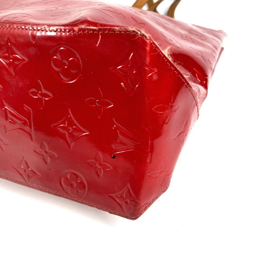 LOUIS VUITTON M91086 Monogram Vernis Reade MM Tote Bag Shoulder Bag Monogram Vernis Canvas Women's Rouge Red