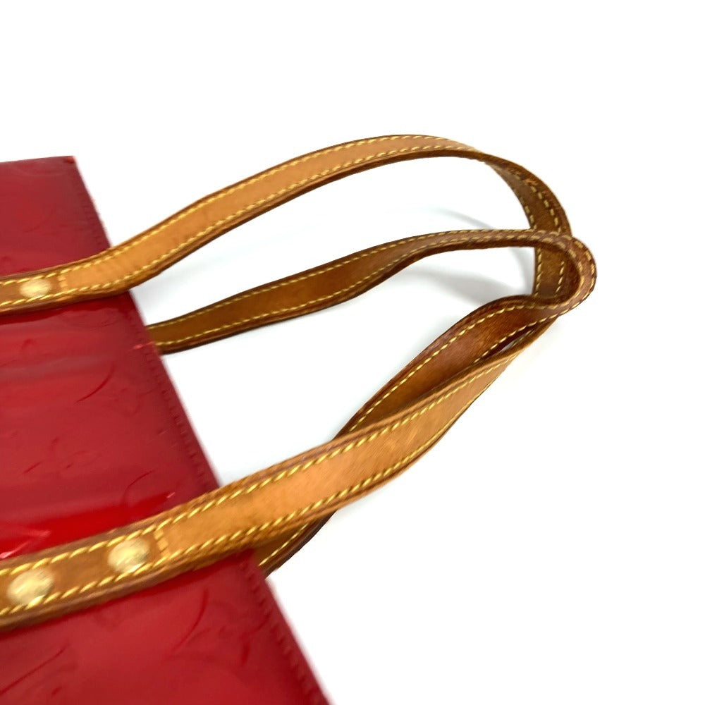 LOUIS VUITTON M91086 Monogram Vernis Reade MM Tote Bag Shoulder Bag Monogram Vernis Canvas Women's Rouge Red