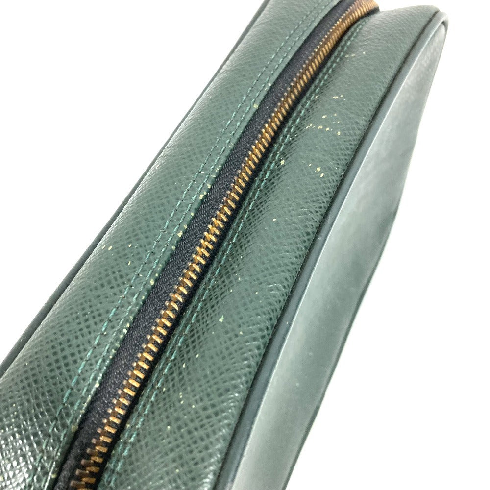 LOUIS VUITTON M30814 Taiga Kaluga Second Bag Clutch Bag Pouch with Strap Taiga Leather Unisex Epicea Green
