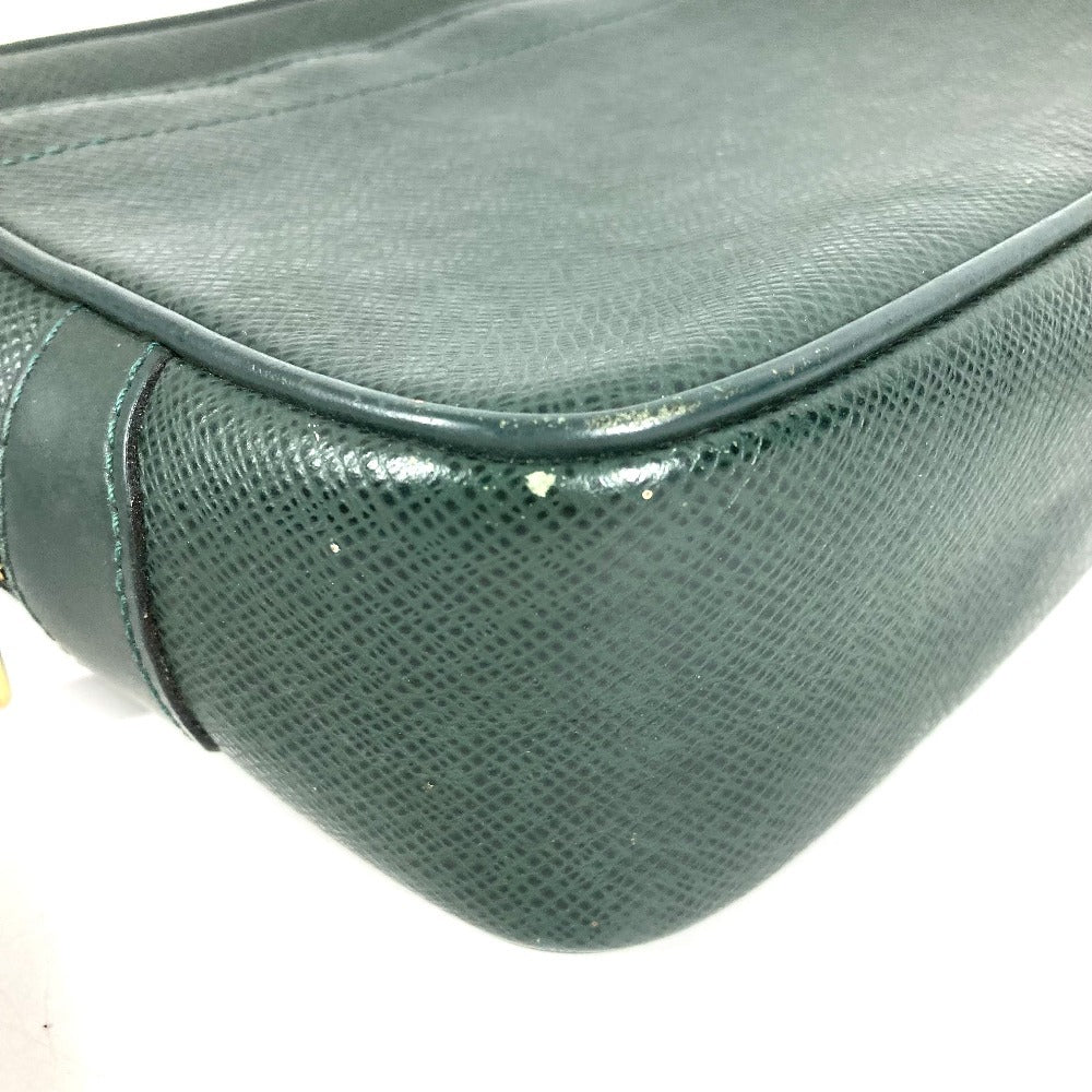 LOUIS VUITTON M30814 Taiga Kaluga Second Bag Clutch Bag Pouch with Strap Taiga Leather Unisex Epicea Green