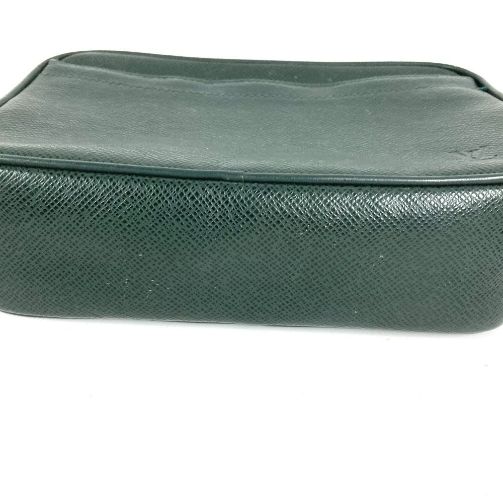 LOUIS VUITTON M30814 Taiga Kaluga Second Bag Clutch Bag Pouch with Strap Taiga Leather Unisex Epicea Green