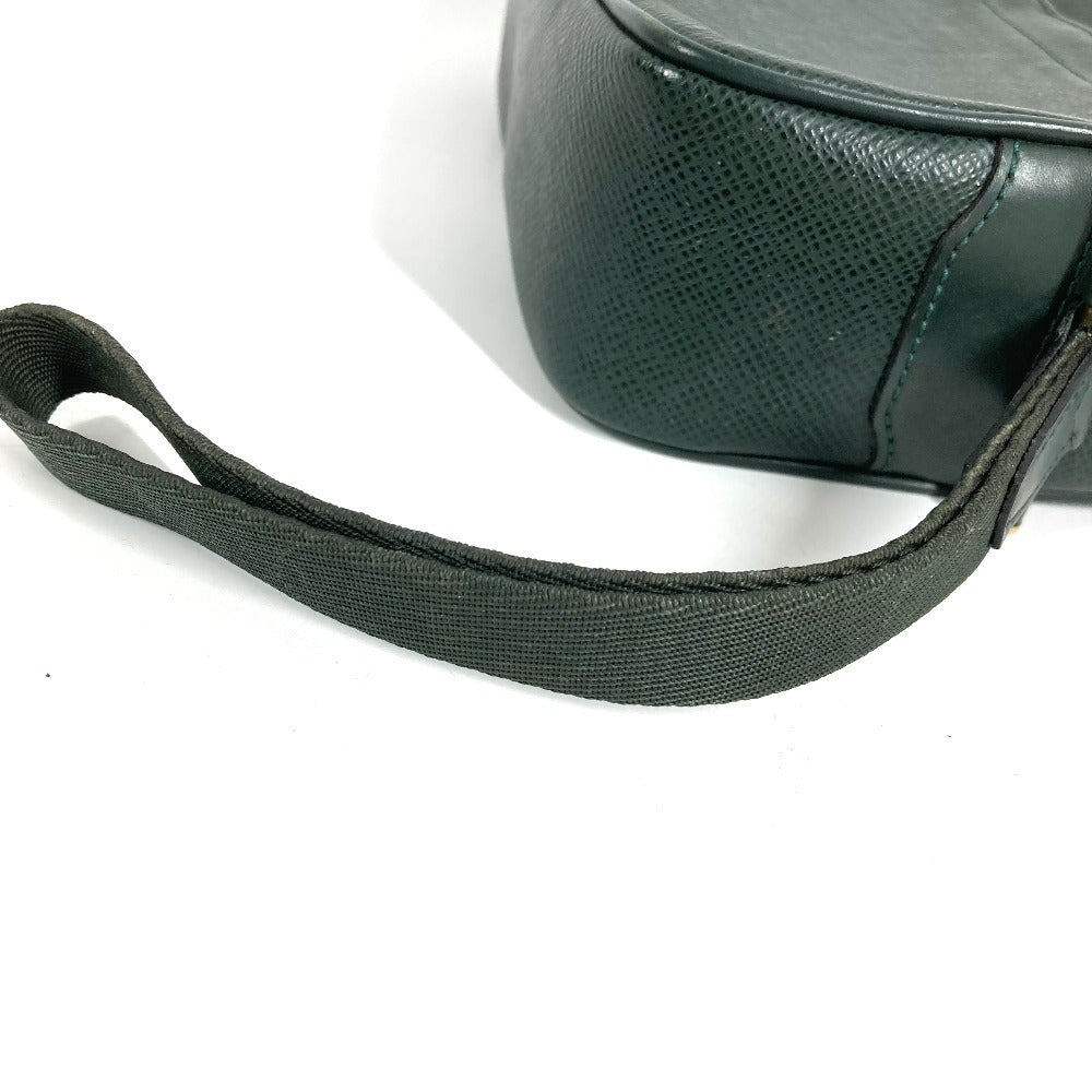 LOUIS VUITTON M30814 Taiga Kaluga Second Bag Clutch Bag Pouch with Strap Taiga Leather Unisex Epicea Green