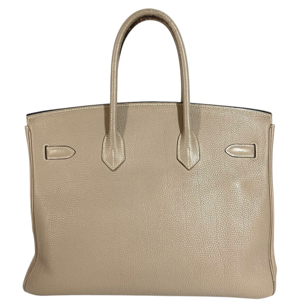 HERMES バーキン35 バーキン 35 カバン トートバッグ ハンドバッグ トゴ ユニセックス トゥルティエールグレー ベージュ系
