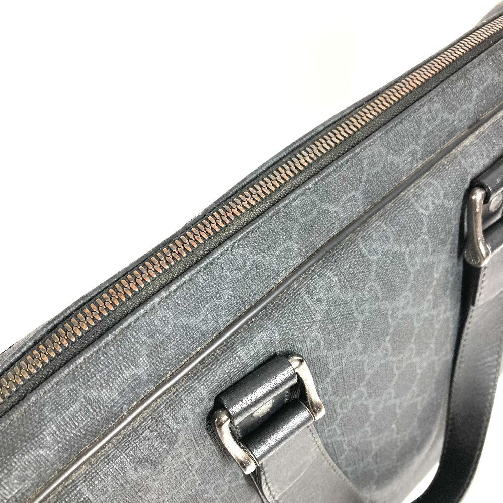 GUCCI 368557 GGスプリーム ロゴ カバン ブリーフケース ハンドバッグ 書類バッグ ビジネスバッグ GGスプリームキャンバス ユニセックス ブラック