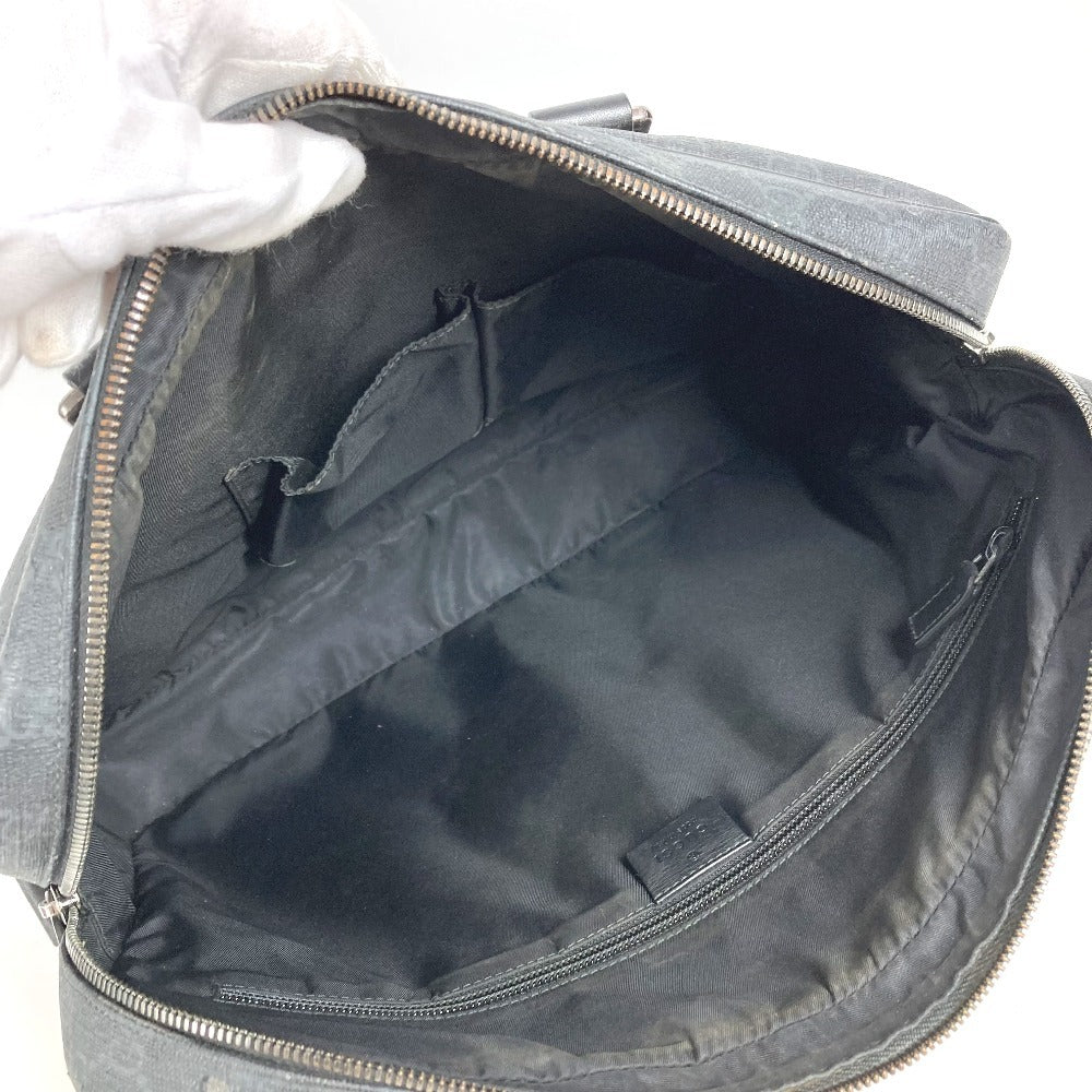 GUCCI 368557 GGスプリーム ロゴ カバン ブリーフケース ハンドバッグ 書類バッグ ビジネスバッグ GGスプリームキャンバス ユニセックス ブラック